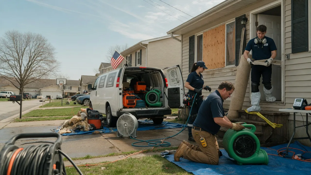 Water Damage Restoration in Decatur, IL near me